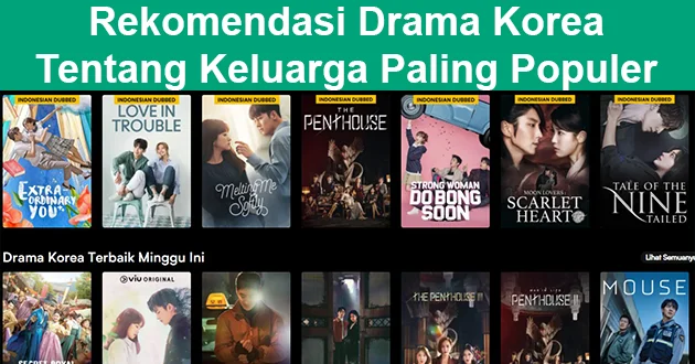 Rekomendasi Drama Korea Tentang Keluarga Paling Populer