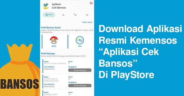 Download Aplikasi Resmi Kemensos Di PlayStore Dan Cek Kepesertaan Bantuan Sosial 2022
