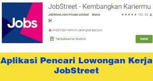 Aplikasi Pencari Lowongan Kerja JobStreet