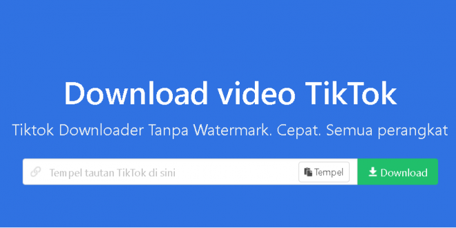 Video Tiktok Tanpa Watermark