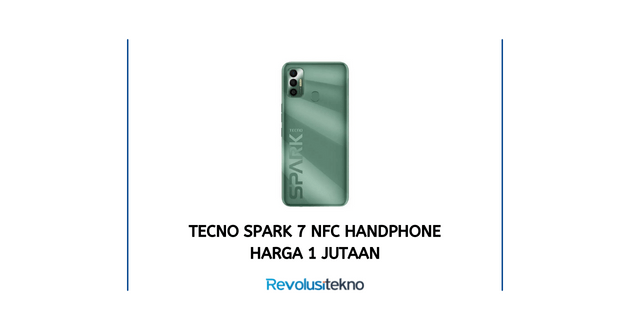 Tecno Spark 7 NFC Handphone Harga 1 Jutaan