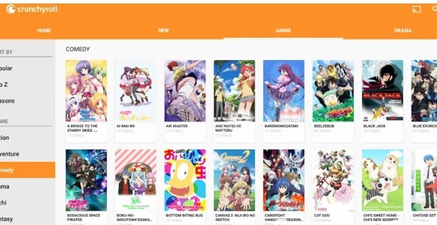 Aplikasi Baca Komik Crunchyroll