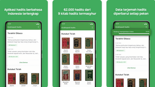 Aplikasi Kumpulan Hadits Shahih Lengkap