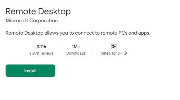 Microsoft Remote Desktop