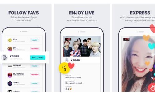 Aplikasi Kpopers V - Live Broadcasting