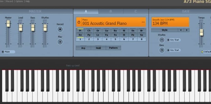 Aplikasi Piano A73 Piano Station