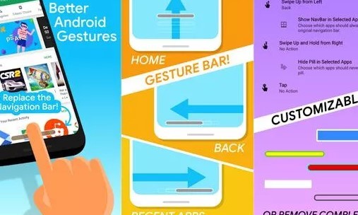 Aplikasi Android Navigation Gestures