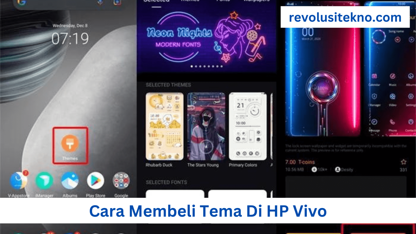 Cara Membeli Tema Di HP Vivo