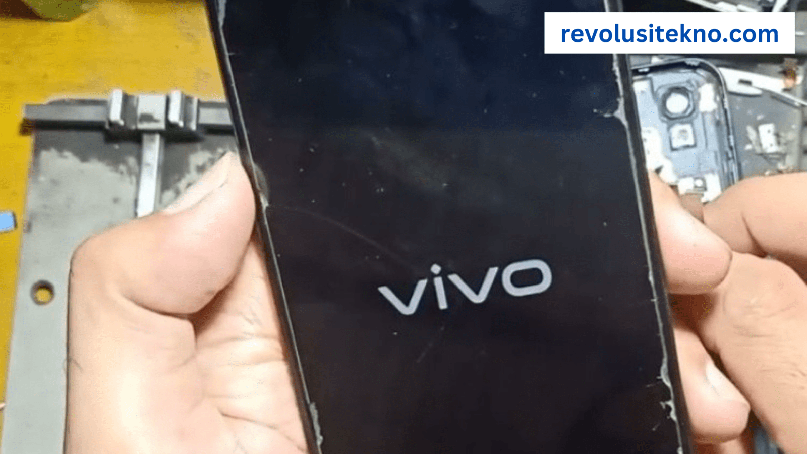 cara mengatasi hp vivo mentok logo