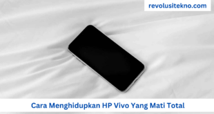 Cara Menghidupkan HP Vivo Yang Mati Total