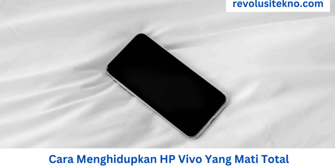 Cara Menghidupkan HP Vivo Yang Mati Total