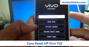 Cara Reset HP Vivo Y15