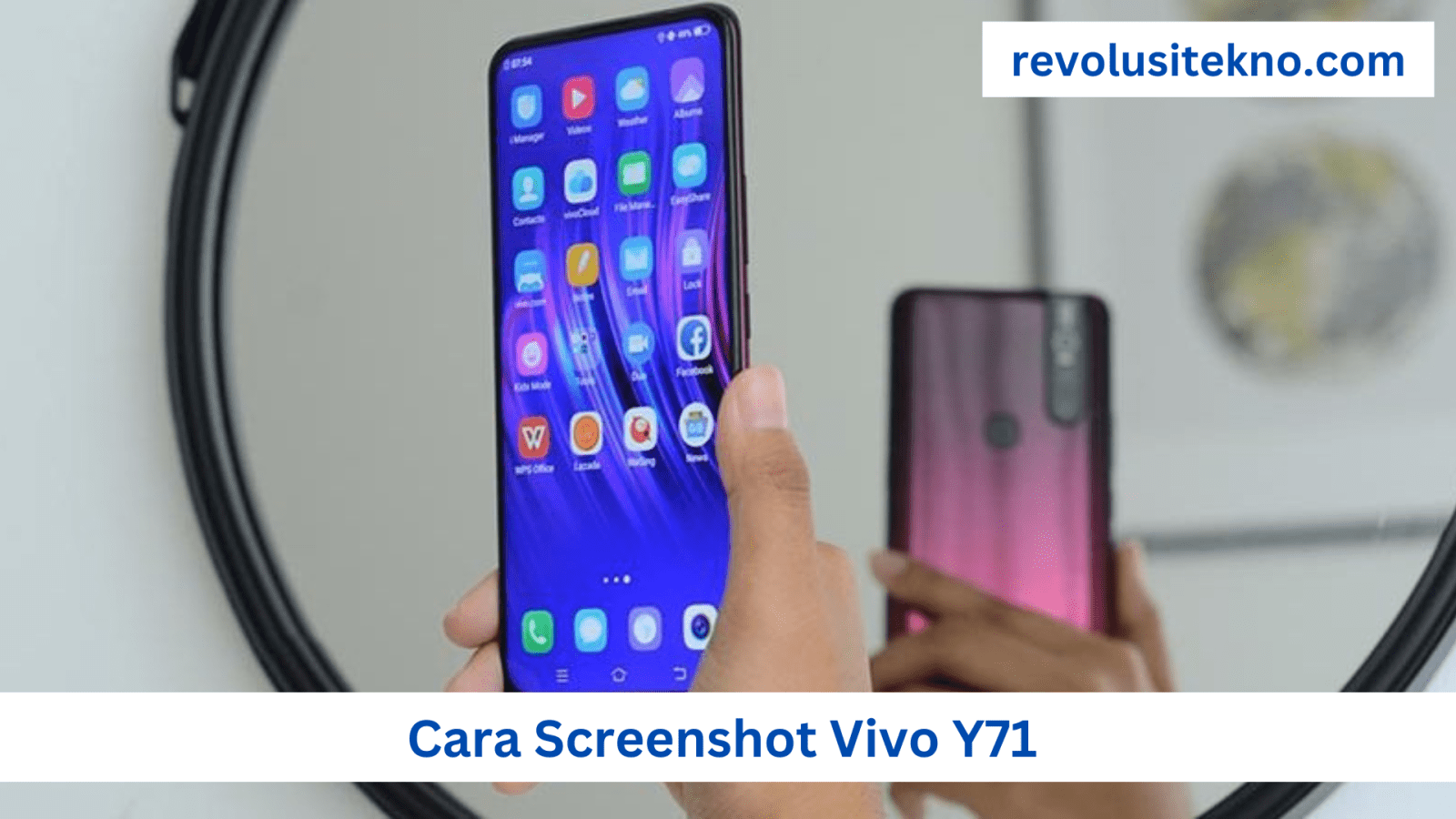 Cara Screenshot Vivo Y71