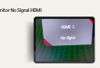 Monitor No Signal HDMI