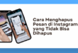 Cara Menghapus Pesan di Instagram yang Tidak Bisa Dihapus